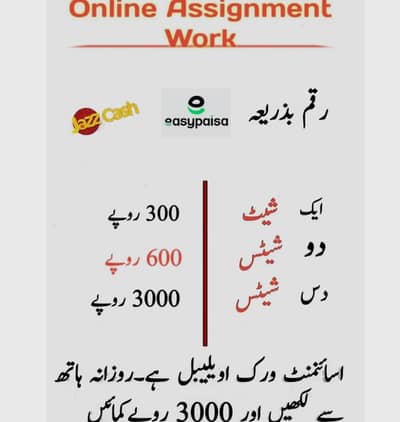 online Assessment Work