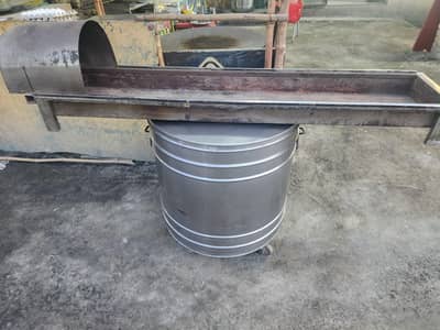 Steel Tandoor full size Gas wala