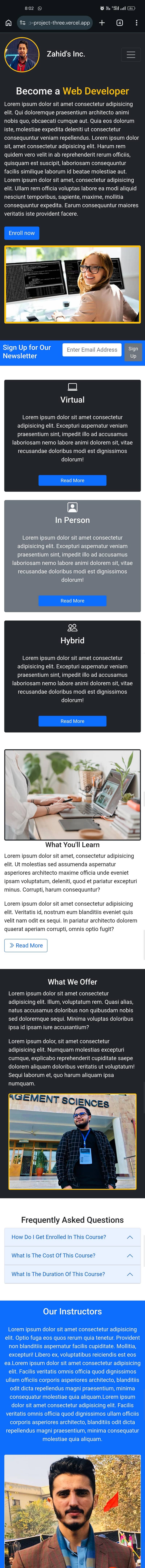 Professional Static Website Design & Development 2