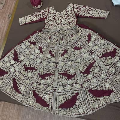 Heavy Bridal Lehenga - Excellent Condition - Ready to Wear