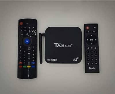 Tanix TX8 Max+ 8/128 Ram Rom  H618 octa core processor