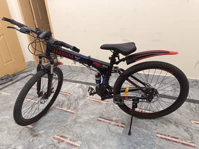 **‍ HASSM Folding Mountain Bicycle 26" – Like New Condition | Disc