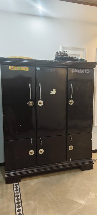 3 Door Wooden Almari | Large Storage | Urgent Sale | Reasonable Price