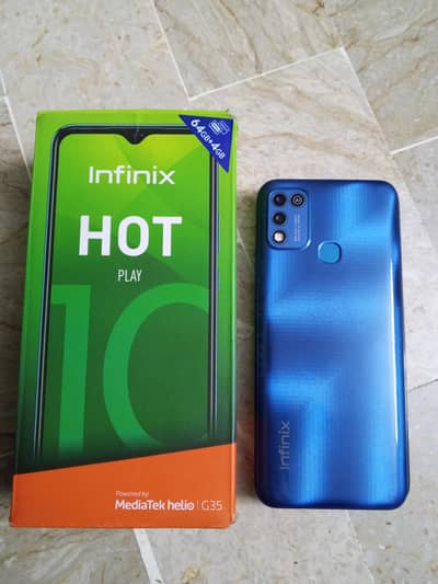 Infinix Hot 11 Play with Box 10/10 condition