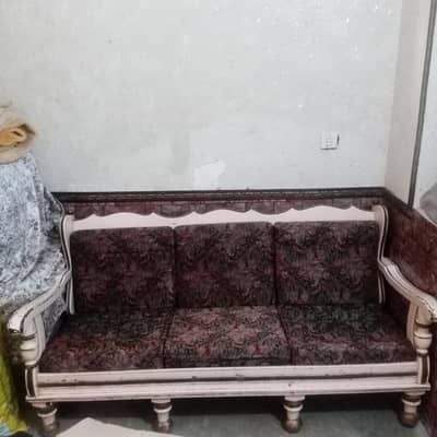 5 seater sofa set pure wooden