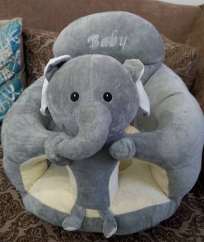 Baby Elephant Plush Support Sofa Seat – New