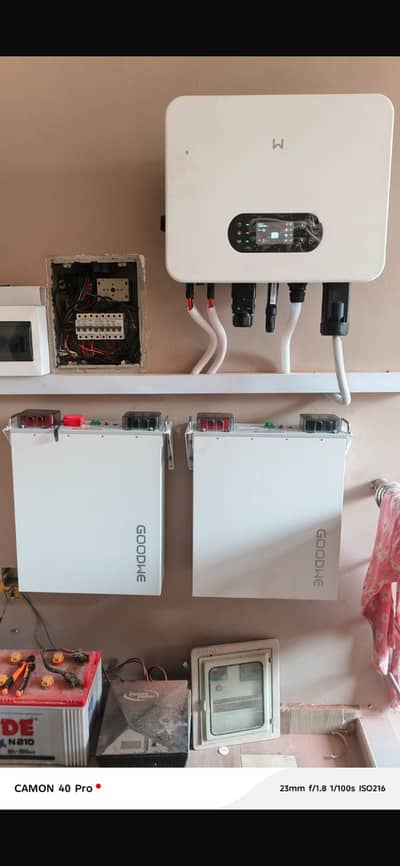 GoodWe lithium battery 5.3kw - 2 units