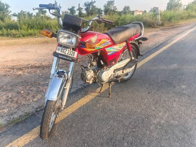 Honda CD 70  2020 model  WhatsApp message karna