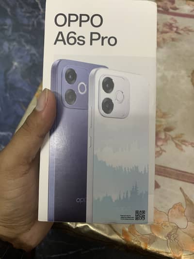OPPO A6s pro PTA prove box pack brand new