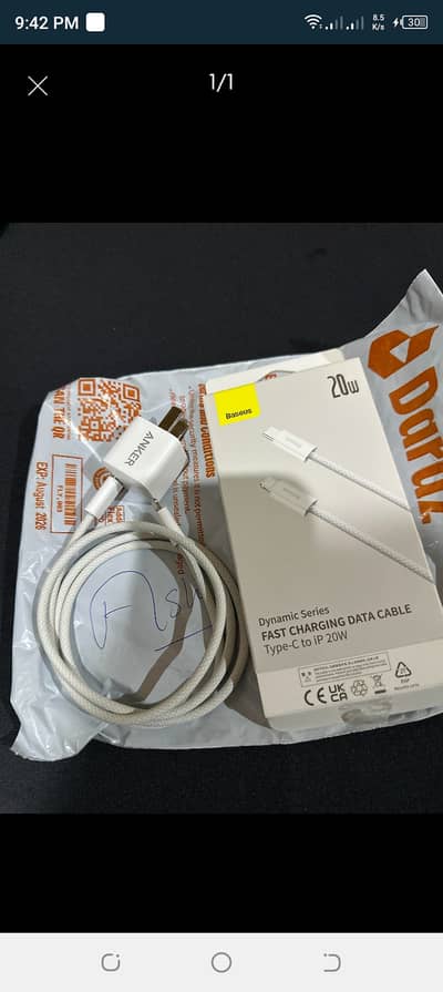 Baseus type c to lightning cable for iPhone