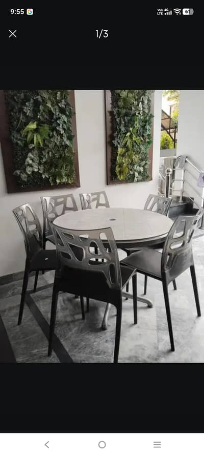 Lawn chair table set boss garden set