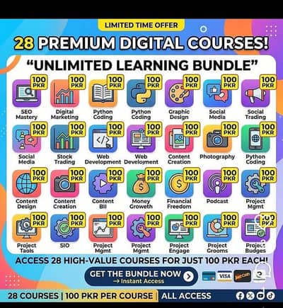 "Complete IT and Digital Skills Training Bundle".