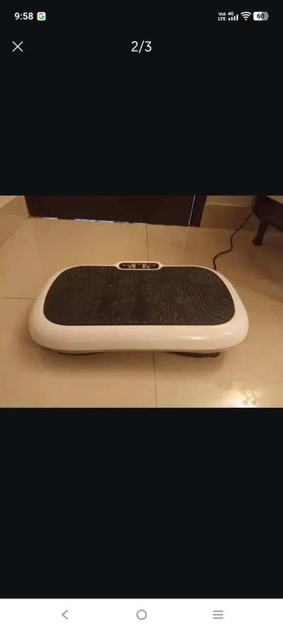 Weight loss exercise vibrator