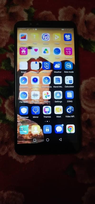 Huawei Y9 2018 only kit glas chnge 3gb 32gb pta proved