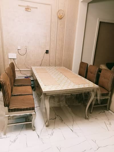 Dining table with 6 chairs for sale