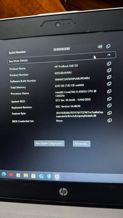 HP ProBook 640 G5 8th Generation