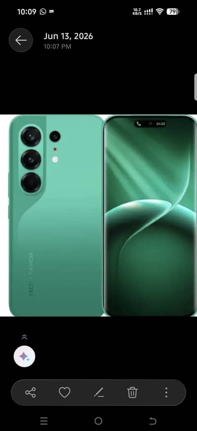 Tecno camon 50 pro new condition just 5 days use