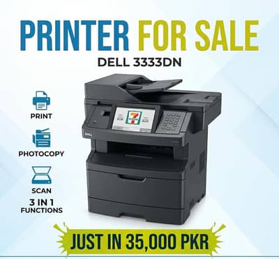 Dell 3333dn All In One Printer