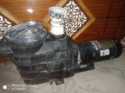 Hayward superII 2Hp pool pump-A0 smith motor used /working