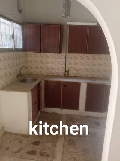 100 Yards Beautiful Portion Available for Rent 2 bedroom Attached with Bathroom Drawing Roomrearest Maskan Chowrangi Family Visit Roshan Associates