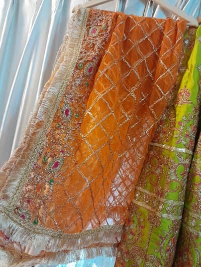 PRELOVED MEHNDI DRESS FOR SALE~