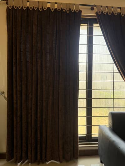 Long length curtains very good condition