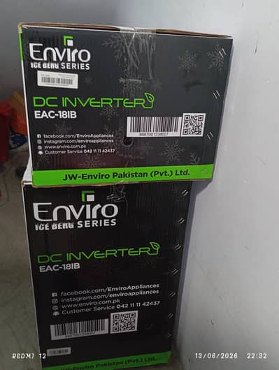 Enviro Ice Berg Series DC Inverter 1.5 Ton AC | New Sealed Pack