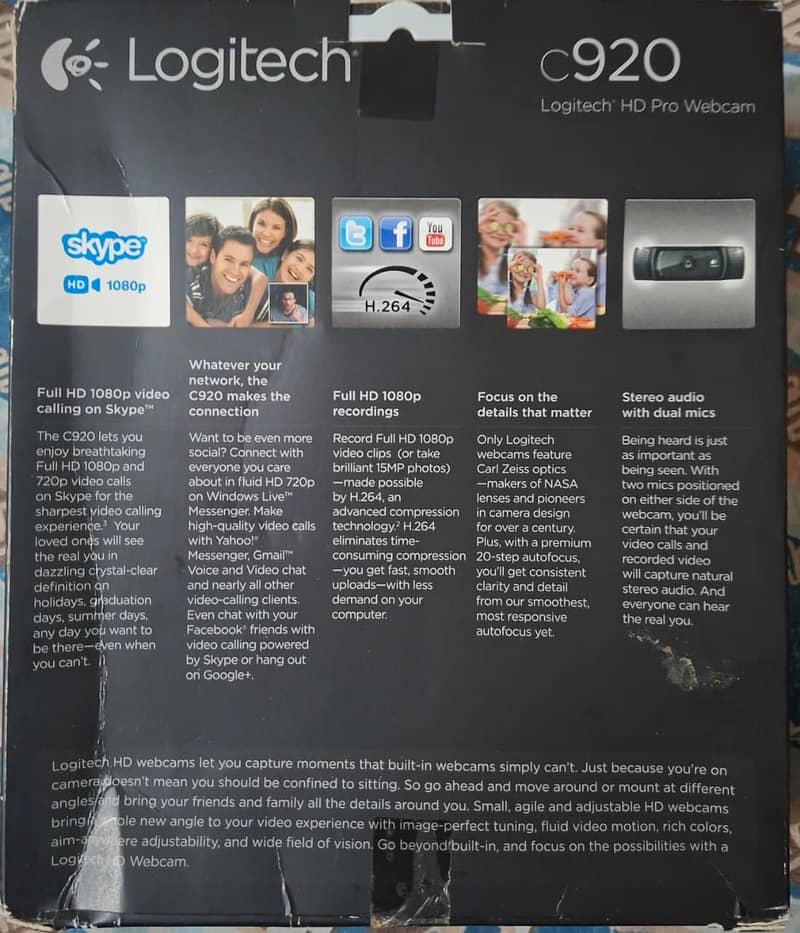 Logitech 920 available imported 1
