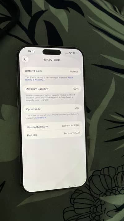 Iphone 16 pro max 256ssd non pta complete sim time