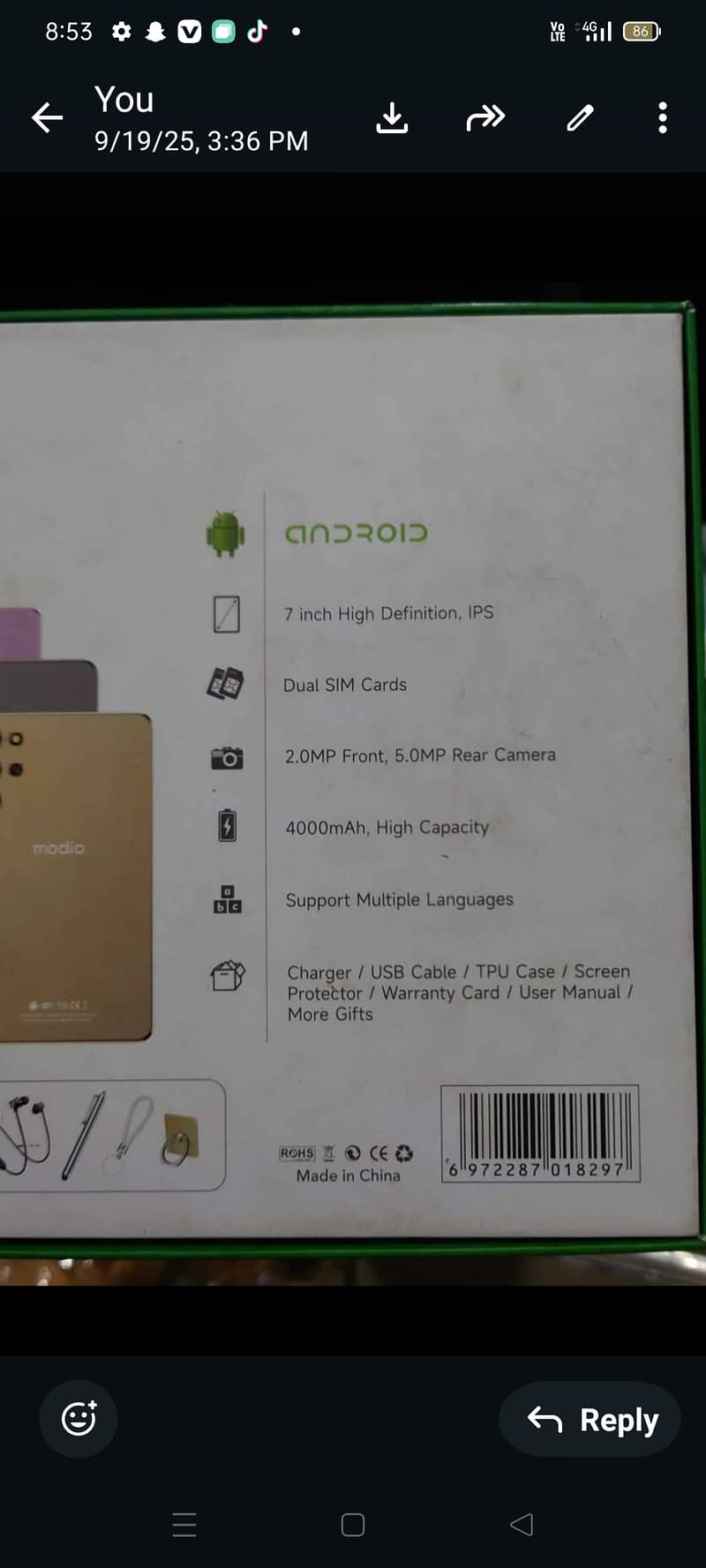Modio tab 1