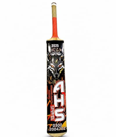 AHS Sports 2025 Edition Premium Bat Malaysian Cane Handle With Cover