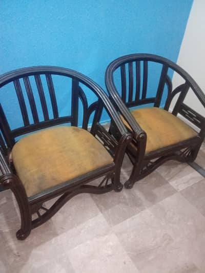 wooden chairs