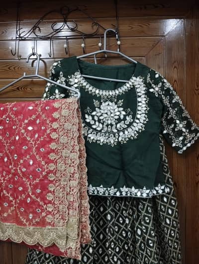 bridal mehndi dress