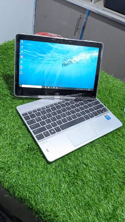 Hp i5 4 gen 8gb ram 128 ssd elite book with touch screen and rotate