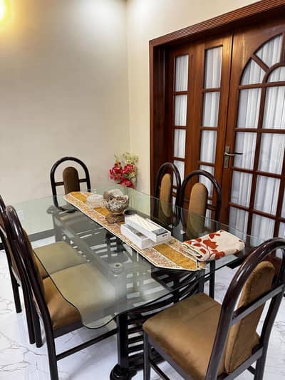 6 chairs dining table set