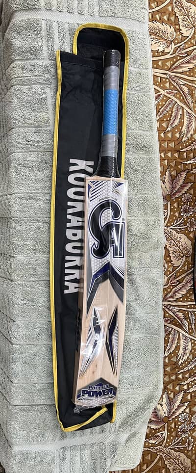 CA Premier Power English Willow Hardball Bat (With Cover)