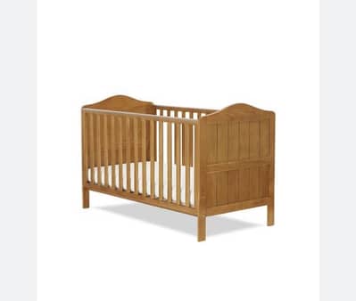 MotherCare wooden cot with mattress