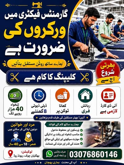Garments Factory In Lahore