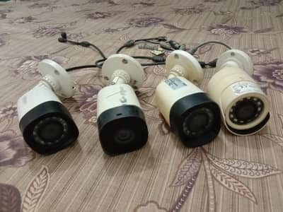 4 CCTV Camera 3 Dahua or 1 Hikvision