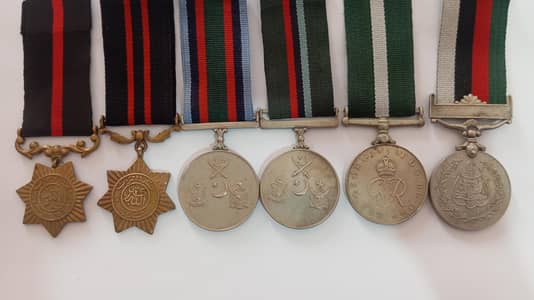 6 Pakistani War Medals Lot for Sale