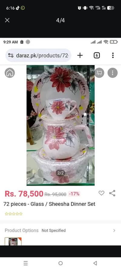 crockery for sale full new