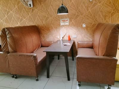 Fast Food setting sofas. . .