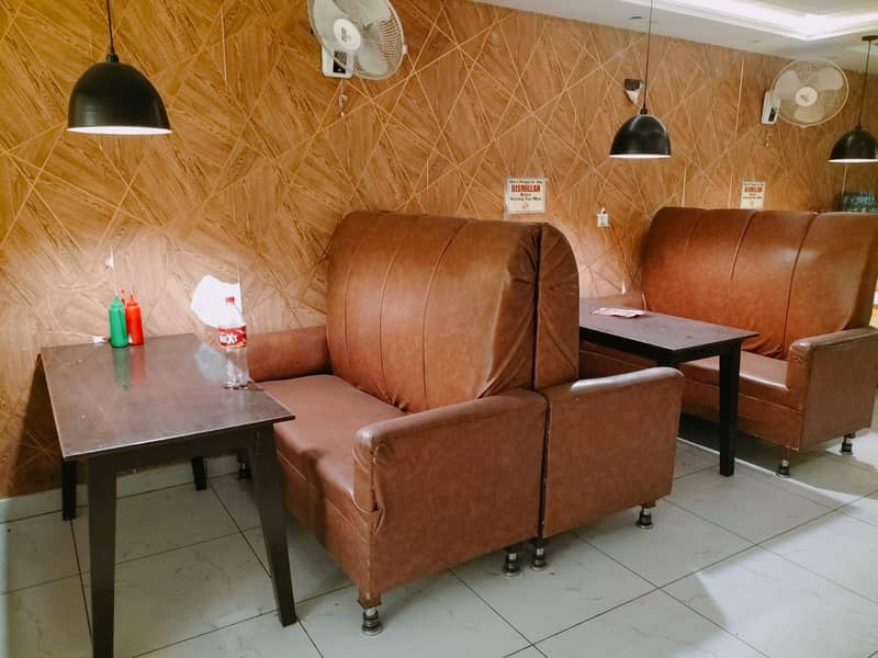 Fast Food setting sofas. . . 1