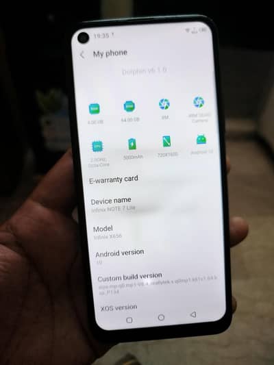Infinix note 7 lite 4/64 approved
