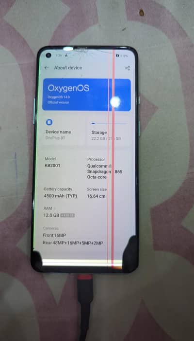 One Plus 8T 12/256 panal dead exchange possible