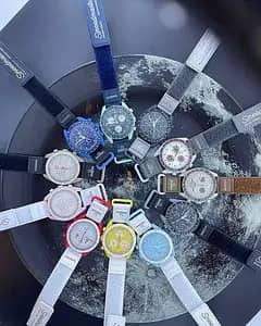 OMEGA AND SWATCH CORONOGRAPH WATCHES