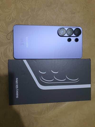 Samsung Mobile S26 Ultra 12/512GB with Box and original Cable