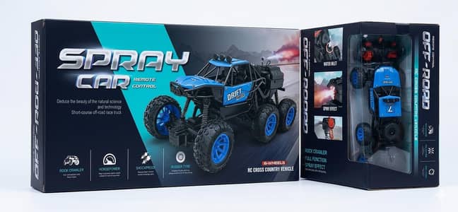 Rechargeable 6 wheels Spray car