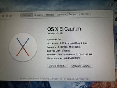 Macbook pro good condition