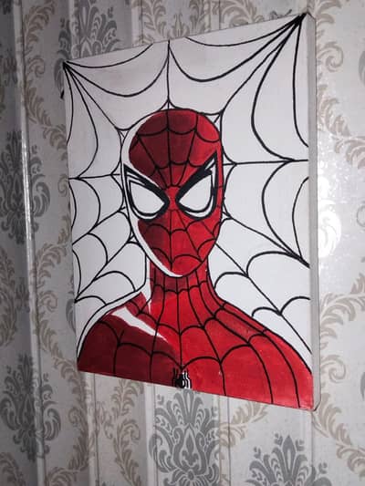 Marvel Spider-Man Handcrafted Painting